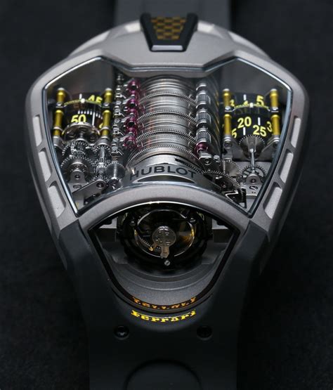 hublot mp-05 laferrari ferrari titanium yellow watch|hublot ferrari price.